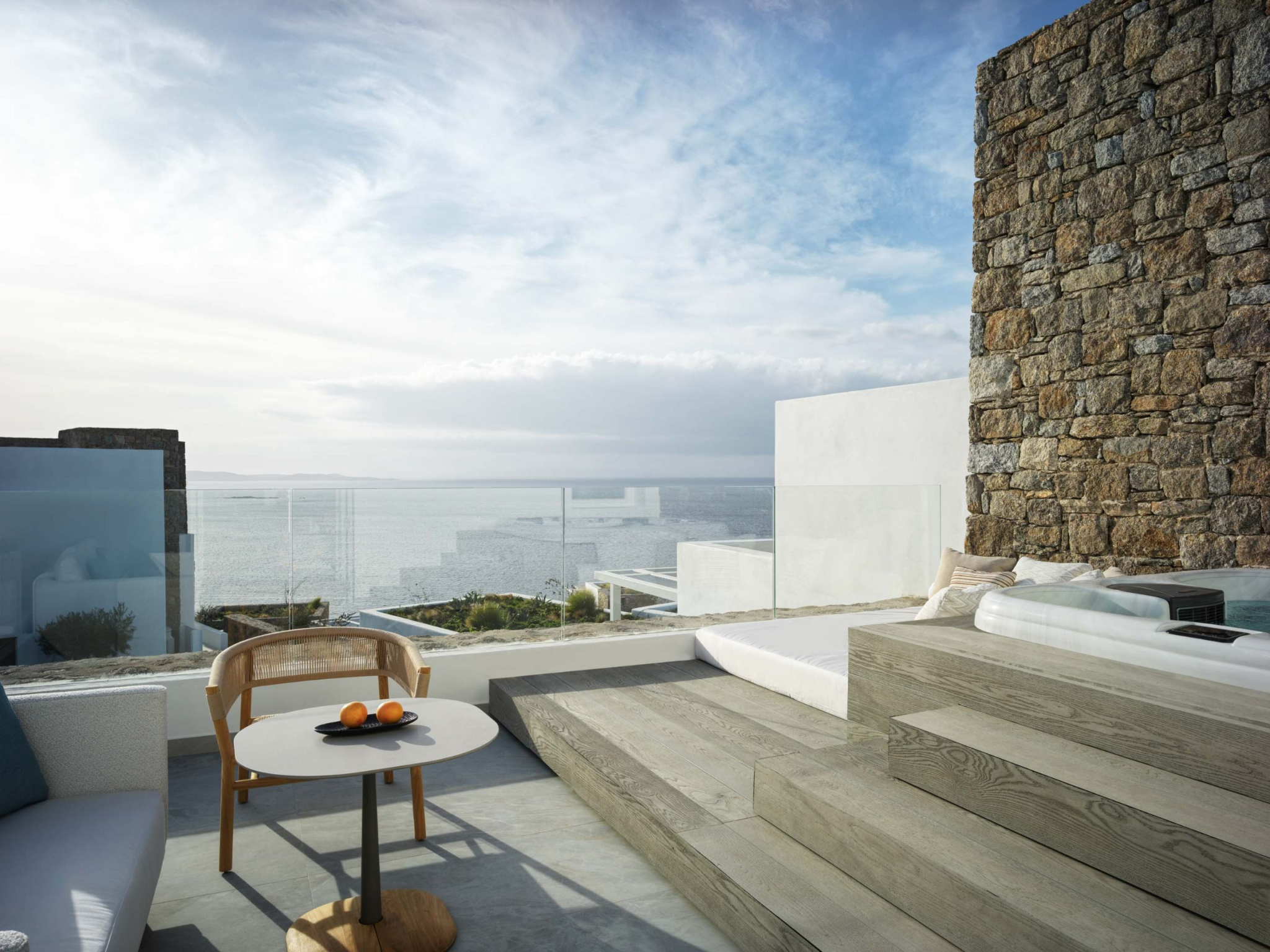 Myconian Deos - Delta Room with outdoor hotub & sea view gallery image